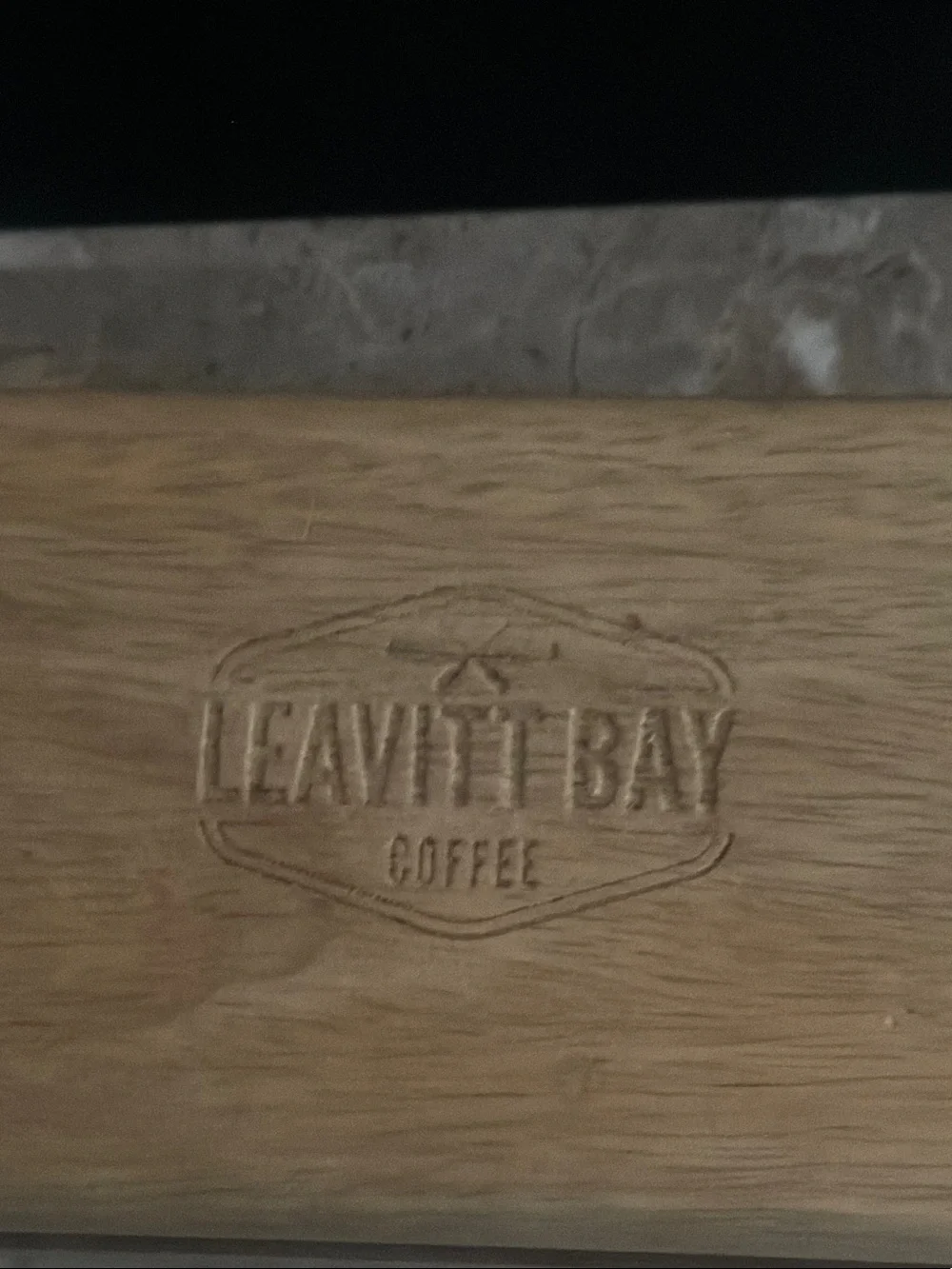 LEAVITT BAY Wooden Espresso Cup & Tamper Holder